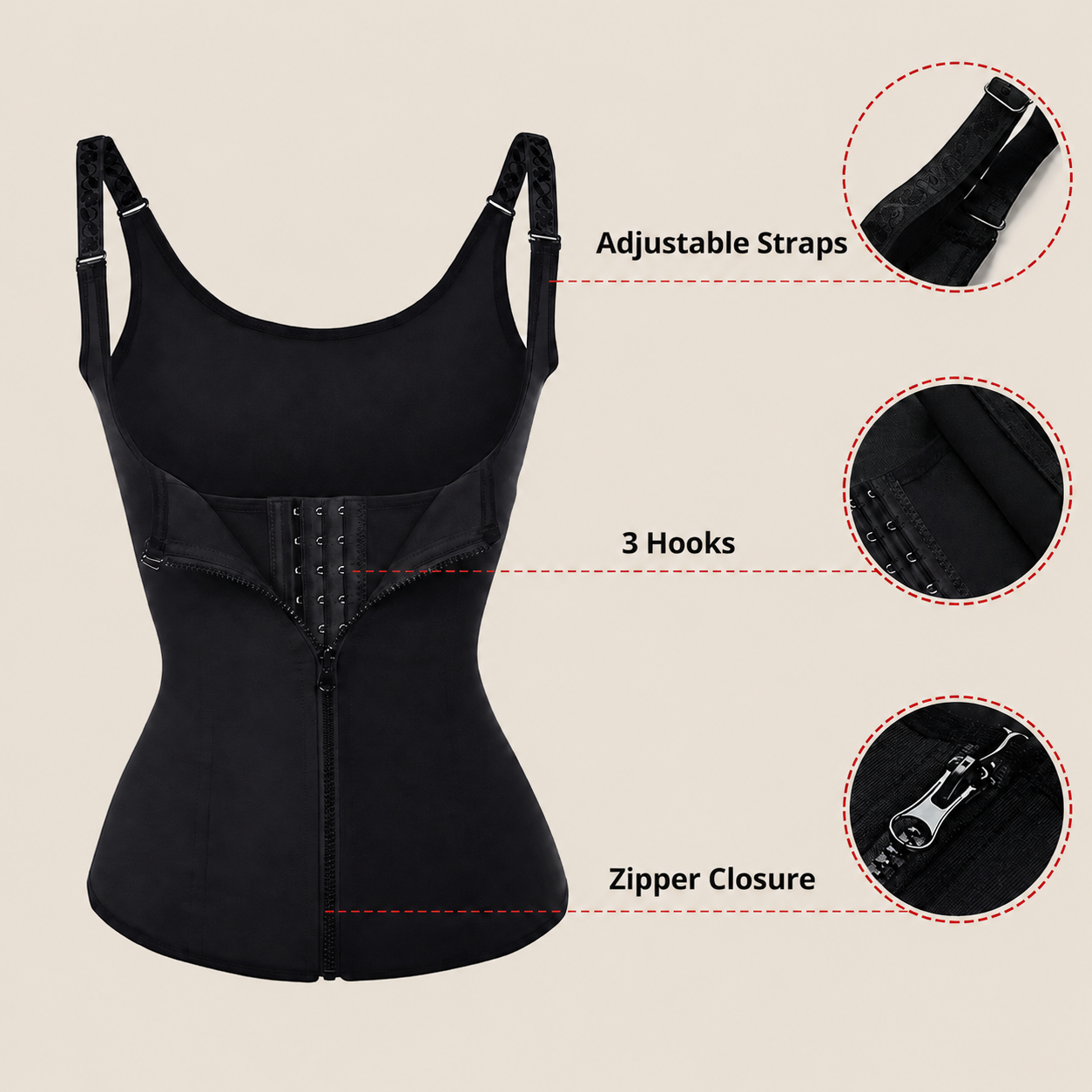 Waistly 3-in-1 Sculpting Waist Trainer™